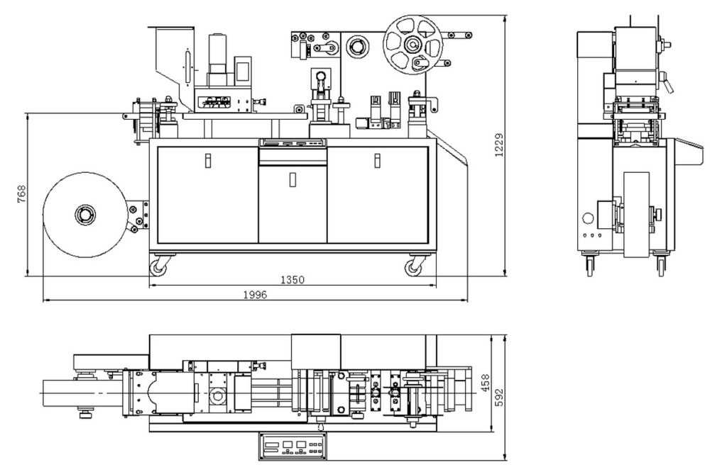 Máquina empacadora de blíster JCP100, vista 13