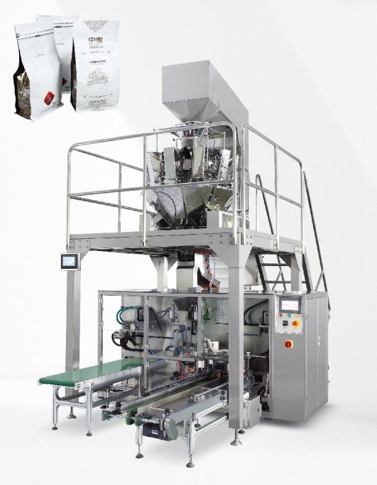 Máquina empacadora de bolsas con fuelle lateral PP880